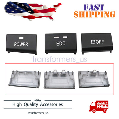 New 3Pcs Center Console Switch Button Caps For BMW E90 E92 E93 M3 61317841136 US