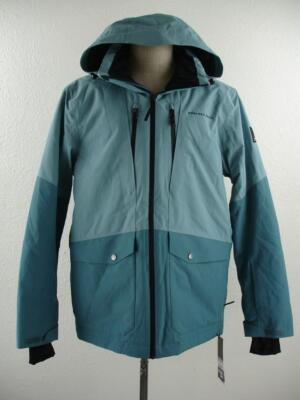 NWT $245 Mens M Boulder Gear Downslide Jacket Drizzle Parka Waterproof Insulated