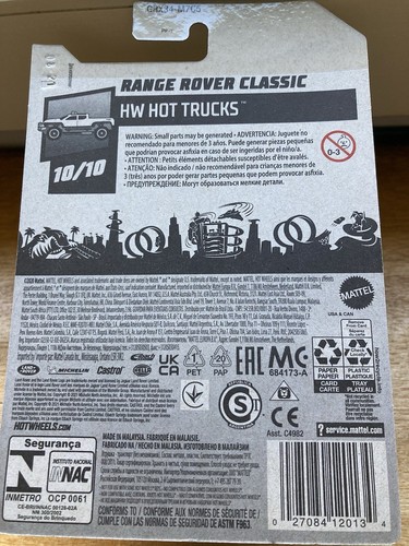 Hot Wheels RANGE ROVER CLASSIC RED 1:64 - New - Picture 3 of 3