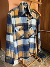 1950  s Men  s Sheraton Sportswear CPO Wool Shirt Size Large