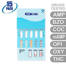 Mintegrity [15pk] 7-Panel Dip Card Urine Drug Test  #MI-WDOA-274