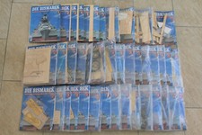 Hachette corazzata Bismarck completa 1-140 legno kit di montaggio 1:200