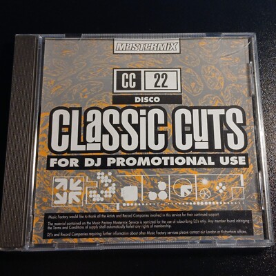 Mastermix Classic Cuts Disco 22 (DJ Promo CD)
