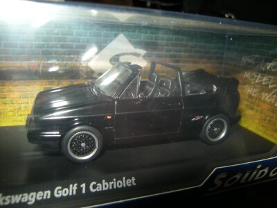 1:43 Solido VW Golf I Cabrio Sportline black/schwarz in OVP