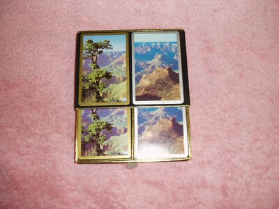 CONGRESS PLAYING CARDS Cel U Tone Finish 2 Decks & Jokers RARE Vintage LN  $0 S/H
