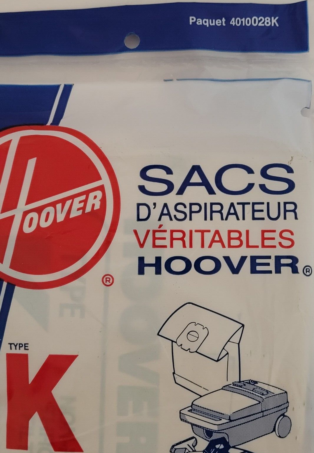 33pk Genuine OEM Hoover Type K Vacuum Cleaner BagsFits Spirit Encore