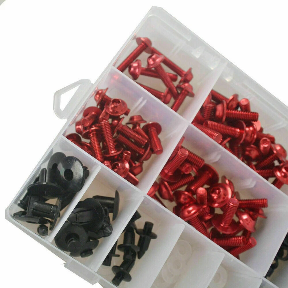 Комплект болтов обтекателя корпуса для Yamaha FZR400 200x круглый год винты зажим  - Изображение 2 из 4