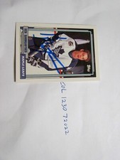 1992 1993 Topps Ken Baumgartner Signed Hockey Card 
