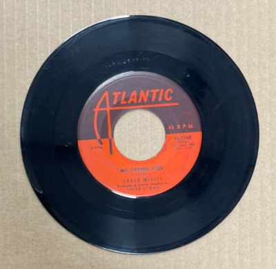 CHUCK WILLIS ATLANTICS RECORDS 45 BETTY AND DUPREE/MY CRYING EYES