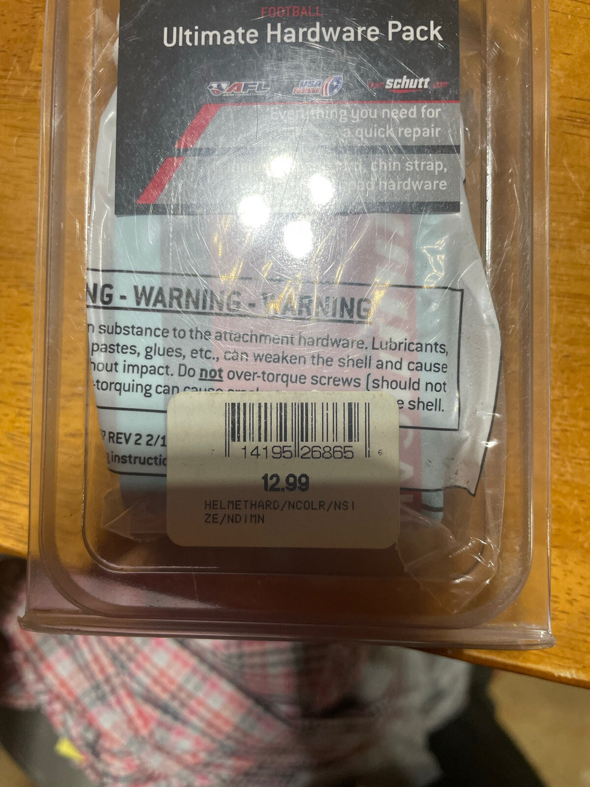 Schutt Football Ultimate Hardware Pack Faceguard, Chin Strap, Shoulder