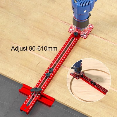 Router Milling Groove Bracket Woodworking Cutting and Milling Circular Auxiliary