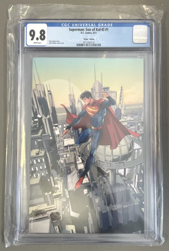 Superman: Son of Kal-El #1 1:50 John Timms Virgin Variant CGC 9.8 NM/M DC 2021