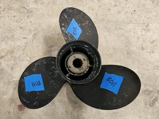 ALUMINUM 10 1/2" X 13P MERCURY BLACK MAX PROP, 48-816704-13, 13 SPLINE HUB P8011