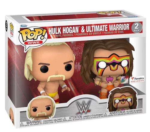 New Funko Pop! Vinyl WWE Hulk Hogan & Ultimate Warrior 2-Pack Fanatics Exclusive