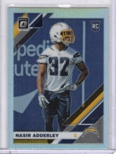 2019 Donruss Optic Silver Prizm RC #128 Nasir Adderley Los Angeles Chargers