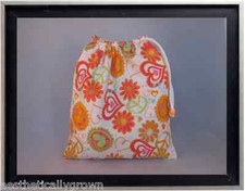 Gymnastics Leotard Grip Bags / Orange Hearts Gymnast Birthday Goody Bag