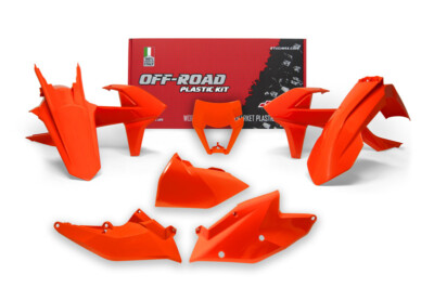 RTECH KUNSTSTOFF KIT NEON ORANGE KTM EXC 500 2017-2019