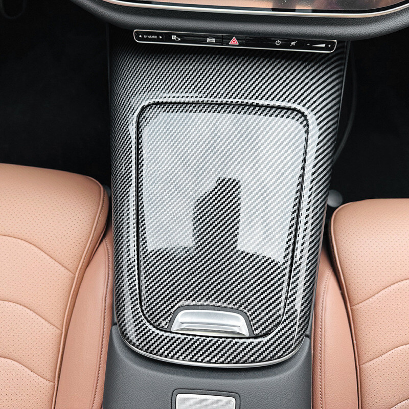 Passend zu Mercedes E Klasse W214 Mittelkonsole Blenden Rahmen Zierblende Carbon