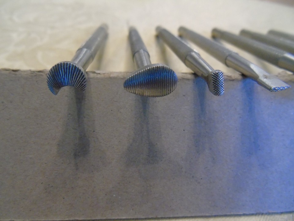 7 Original Ray Hackbarth's Vintage Leather Working Stamping Tools eBay