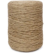 Twine String Heavy Duty,600 Feet 1MM Thick Natural Jute Twine Plant Garden Twin
