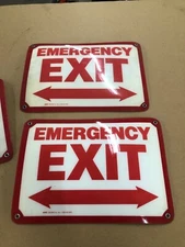 Emergency Exit Sign