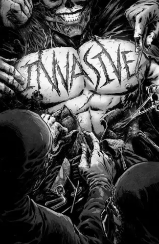 Invasive #1 (of 4) Cvr E Inc 1:15 Brian Level Bw Var (mr) DC Comics Comic Book