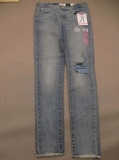 NWT LEVI'S DENIZEN Size 14 Youth Cotton Blend Zip Fly Pocket Skinny Jeans 341