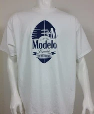 NWOT Modelo Especial Mens T-shirt Size XL White Beer  Bar Casual Pullover