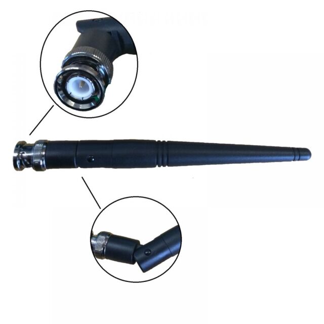 UKDJ BNC Aerial Flexi-BNC90-433 1/4" Whip Antenna for Wireless Radio Microphones