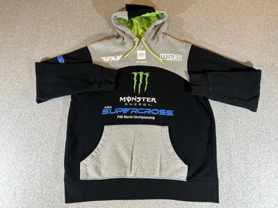 Monster Energy Hoodie Mens Small Supercross Championship Pullover Sweatshirt