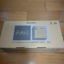 SHARP MD-DS33-S 1bit Portable MD Player with Remote Dock Japan Tested