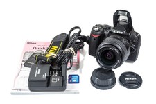 Nikon D40 6.1MP DSLR Camera with AF-S DX 18-55mm Kit Lens Lightly Used C667