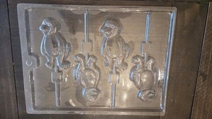 Barney Dinosaur Lollipop Chocolate Candy Soap Crayon Mold