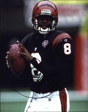 Jeff Blake signed NFL football 8x10 photo W/Cert Autographed 04