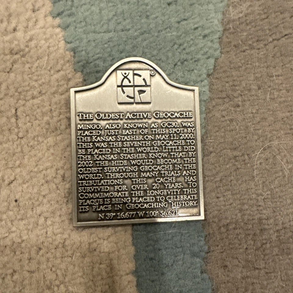 Mingo Plakette Geocaching Münze - Bild 2 von 2