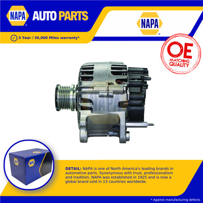 Alternator fits AUDI A1 8X 1.6D 14 to 18 CXMA NAPA 03L903023J 03L903023JX New