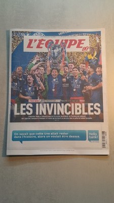 PSG Team Sieger Champions League 2026 Journal - Historische Ausgabe 