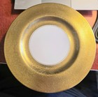 6 Pickard Gold Encrusted Service Plates 