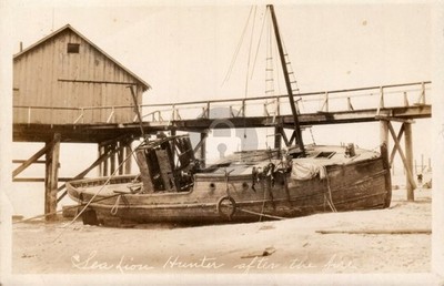 Sea Lion Hunter After the Fire Garibaldi OR c1920s RPPC Photo Postcard COPY