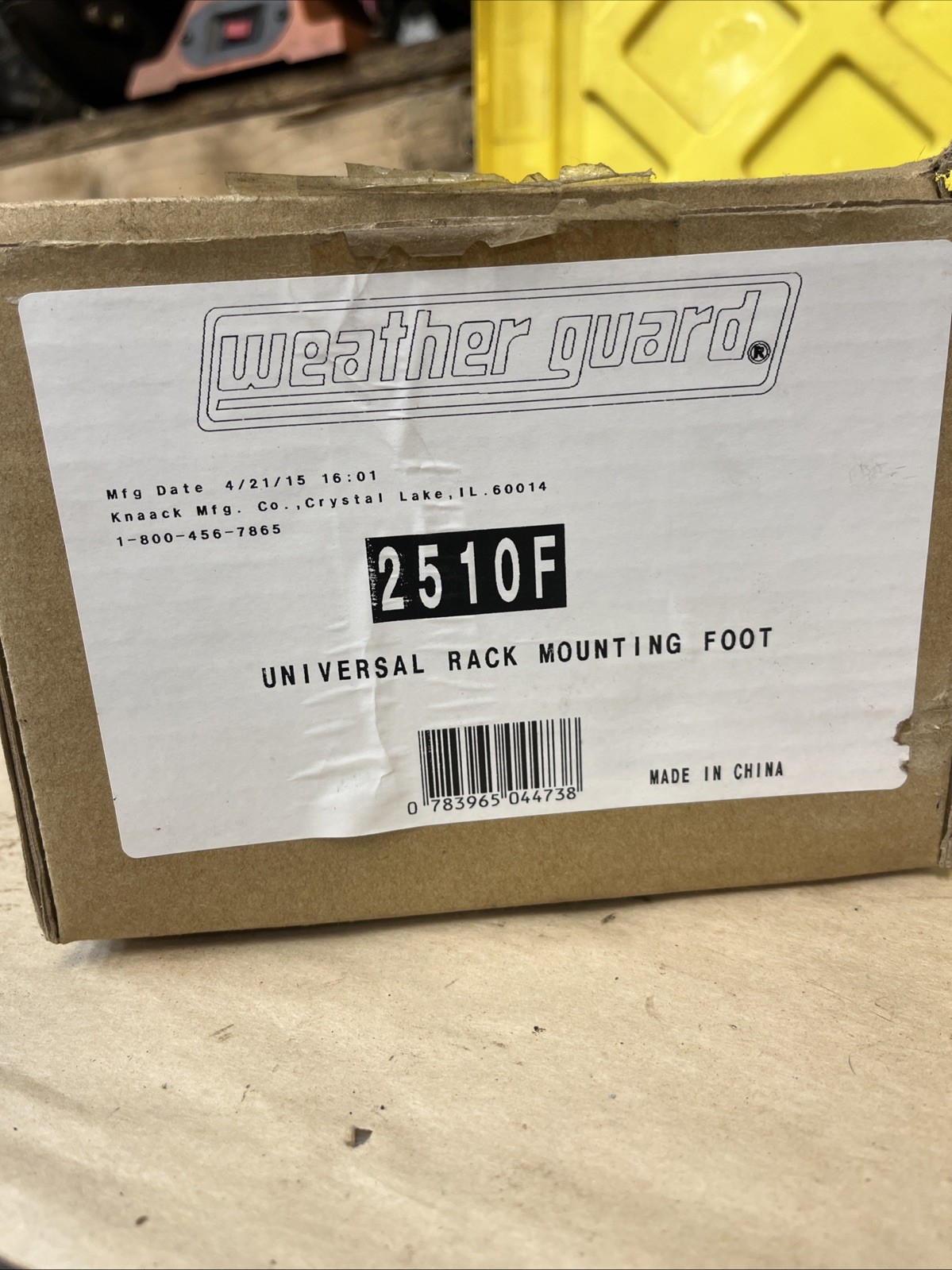 NEW Weather Guard 2510F Universal Rack Mounting Foot