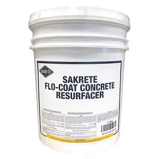 Sakrete Concrete Resurfacer, Pail, Gray, Flo-Coat Concrete Resurfacer 120034