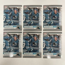 (6) 2024 Topps Now NHL Stickers Macklin Celebrini #140 RC Rookie Lot SHARKS