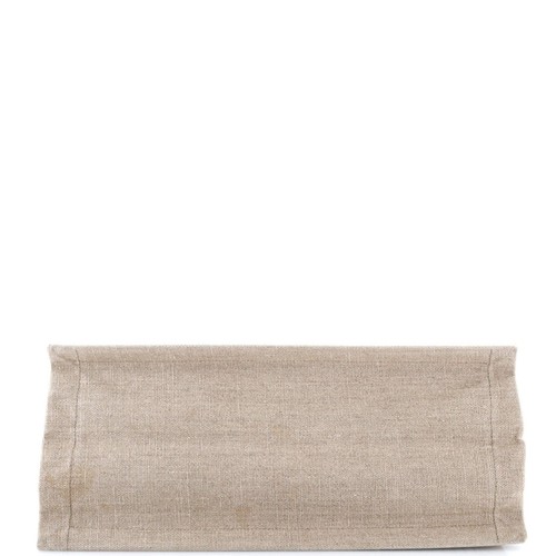 Saint Laurent Rive Gauche Shopper Tote Striped Canvas Small - Picture 4 of 7