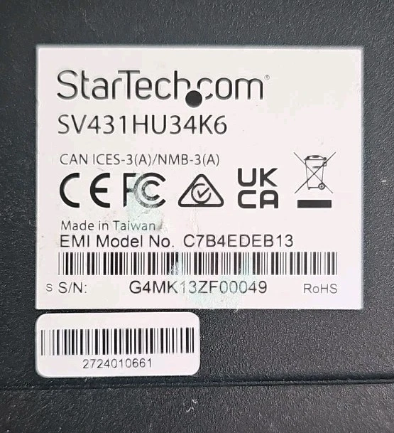 4-Port DisplayPort KVM Switch, Single 4K 60Hz Monitor, 6x USB-Ports, Hotkey-... - Bild 2 von 3