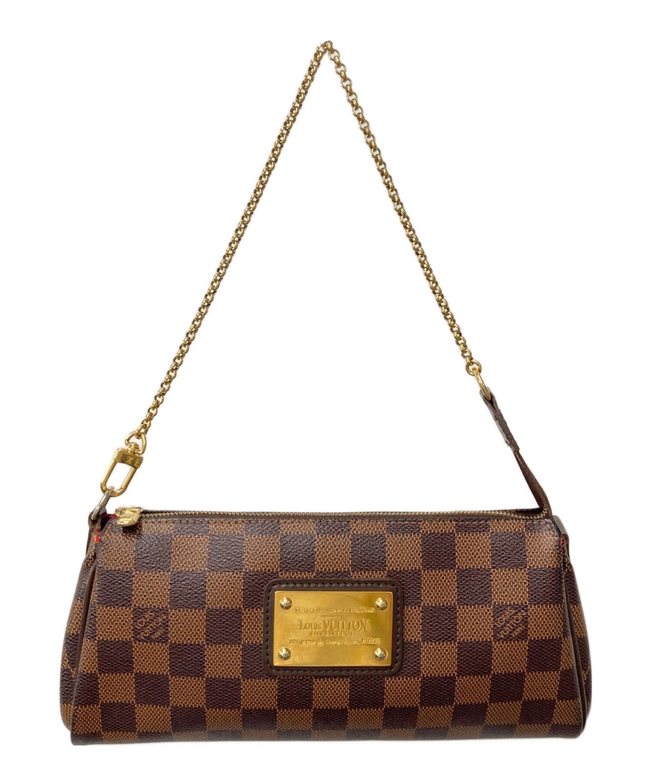 LOUIS VUITTON Damier Eva Chain Shoulder Bag N55213 in Classic Brown