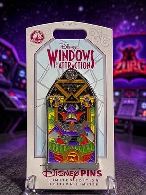 PRESALE 2026 Disney Parks Windows Of Attraction Evil Emperor Zurg Pin LE NEW