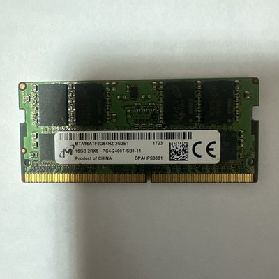 Micron 16gb DDR4 2400 SODIMM Laptop Ram