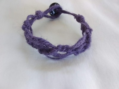 Bracelet Anklet  Macrame Braided Hemp  Unisex 10'' Eco Friendly  USA Seller New