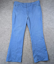 Vintage Dickies Pants Mens 40x31 Blue 70s Fla...