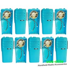 10 Blue Repair Housing Front Case Replacement for CP200D Radio With Speaker